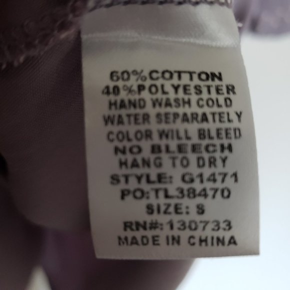 Umgee Mauve Embroidered Boho Shift Dress - Picture 5 of 7